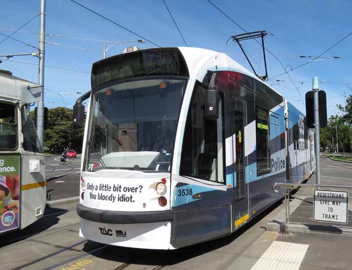 Yarra Trams Combino Drug bus 3538